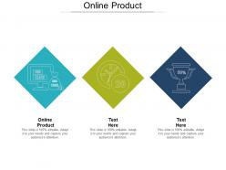 Online product ppt powerpoint presentation icon graphics cpb