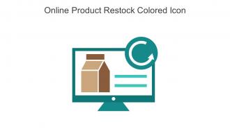Online Product Restock Colored Icon In Powerpoint Pptx Png And Editable Eps Format