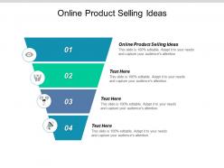 Online product selling ideas ppt powerpoint presentation slides rules cpb