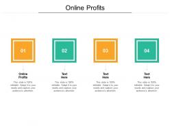 Online profits ppt powerpoint presentation show smartart cpb