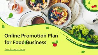 Online Promotion Plan For Food Business Powerpoint Presentation Slides