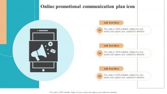 Online Promotional Communication Plan Icon