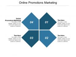 Online promotions marketing ppt powerpoint presentation gallery vector cpb