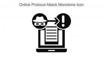 Online Protocol Attack Monotone Icon In Powerpoint Pptx Png And Editable Eps Format