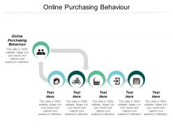 Online purchasing behaviour ppt powerpoint presentation file graphics tutorials cpb
