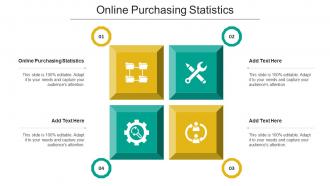 Online Purchasing Statistics Ppt Powerpoint Presentation Portfolio Clipart Images Cpb