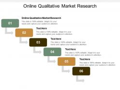 Online qualitative market research ppt powerpoint presentation show influencers cpb