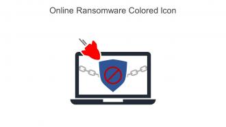 Online Ransomware Colored Icon In Powerpoint Pptx Png And Editable Eps Format