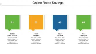 Online Rates Savings Ppt Powerpoint Presentation Visual Aids Pictures Cpb