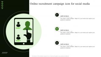 Online Recruitment Campaign Icon For Social Media