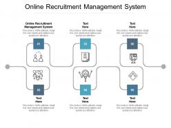 Online recruitment management system ppt powerpoint presentation ideas graphics cpb