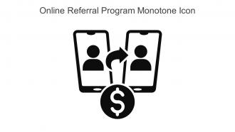 Online Referral Program Monotone Icon In Powerpoint Pptx Png And Editable Eps Format