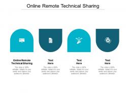 Online remote technical sharing ppt powerpoint presentation pictures model cpb