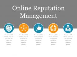 Online reputation management ppt sample file