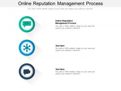 Online reputation management process ppt powerpoint presentation file information cpb