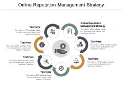 Online reputation management strategy ppt powerpoint presentation summary brochure cpb