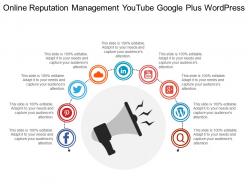 Online reputation management youtube google plus wordpress