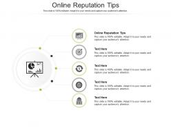 Online reputation tips ppt powerpoint presentation gallery background cpb