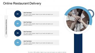 Online Restaurant Delivery In Powerpoint And Google Slides Cpb