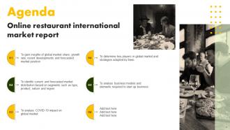 Online Restaurant International Market Report Powerpoint Presentation Slides Professionally Impressive