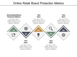 Online retail brand protection metrics ppt powerpoint presentation infographic template graphics cpb