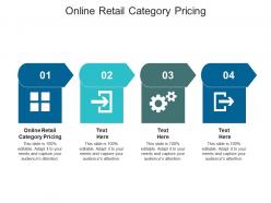 Online retail category pricing ppt powerpoint presentation icon maker cpb