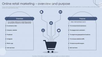 Online Retail Marketing Overview And Purpose Digital Marketing Strategies For Customer Acquisition