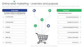 Online Retail Marketing Overview And Purpose Online Retail Marketing