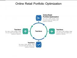 Online retail portfolio optimization ppt powerpoint presentation show designs download cpb