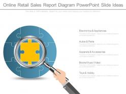 Online Retail Sales Report Diagram Powerpoint Slide Ideas