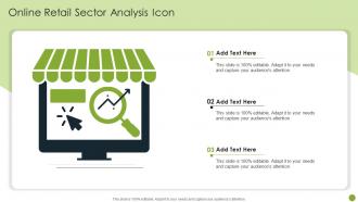 Online Retail Sector Analysis Icon