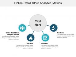 Online retail store analytics metrics ppt powerpoint presentation layouts styles cpb