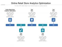 Online retail store analytics optimization ppt powerpoint presentation slide cpb