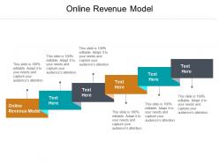 Online revenue model ppt powerpoint presentation show layouts cpb