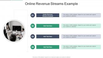 Online Revenue Streams Example In Powerpoint And Google Slides Cpb