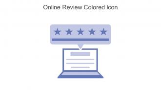 Online Review Colored Icon In Powerpoint Pptx Png And Editable Eps Format