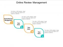 Online review management ppt powerpoint presentation ideas master slide cpb