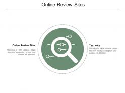 Online review sites ppt powerpoint presentation layouts slide download cpb