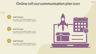Online Roll Out Communication Plan Icon