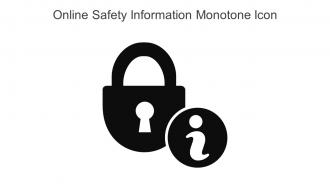 Online Safety Information Monotone Icon In Powerpoint Pptx Png And Editable Eps Format