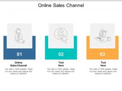 Online sales channel ppt powerpoint presentation styles images cpb