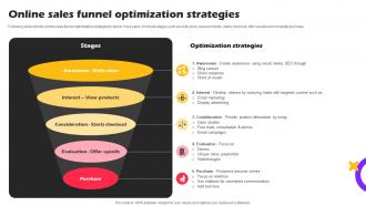 Online Sales Funnel Optimization Marketing Strategies For Online Shopping Website