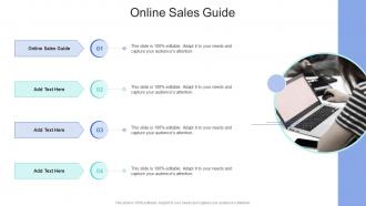 Online Sales Guide In Powerpoint And Google Slides Cpb