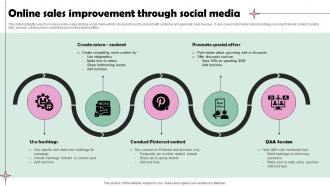 Online Sales Improvement Through Social Media