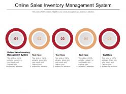 sales inventory system sample