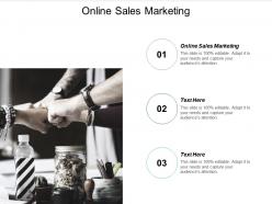 Online sales marketing ppt powerpoint presentation file maker cpb