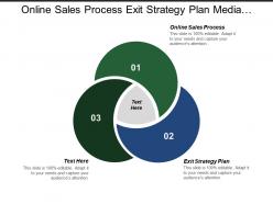 Online sales process exit strategy plan media planning