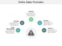 Online sales promotion ppt powerpoint presentation slides files cpb