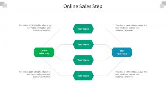 Online sales step ppt powerpoint presentation gallery example topics cpb