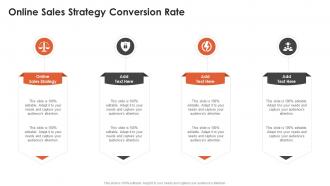 Online Sales Strategy Conversion Rate In Powerpoint And Google Slides Cpb